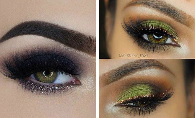 31 Pretty Eye Makeup Looks for Green Eyes - StayGlam