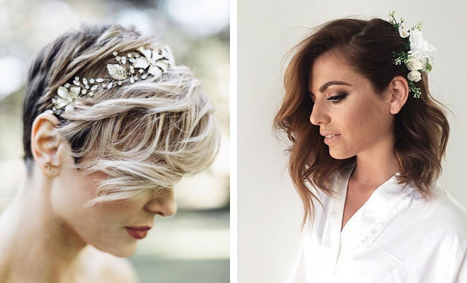 31 Wedding Hairstyles for Short to Mid Length Hair - StayGlam