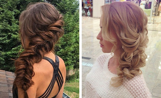 side hairstyles for homecoming