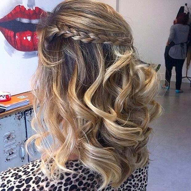 31 Half Up Half Down Prom Hairstyles Stayglam