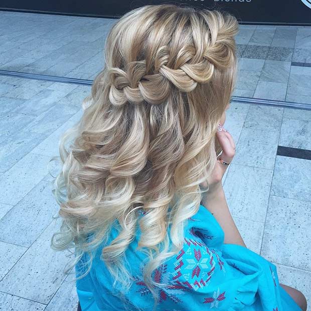 31 Half Up, Half Down Prom Hairstyles | Page 3 of 3 | StayGlam