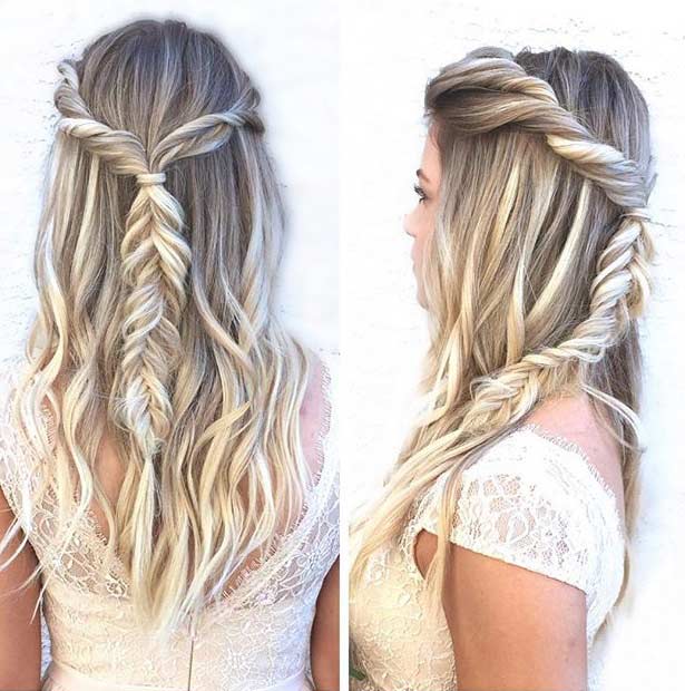 31 Half Up, Half Down Prom Hairstyles | StayGlam