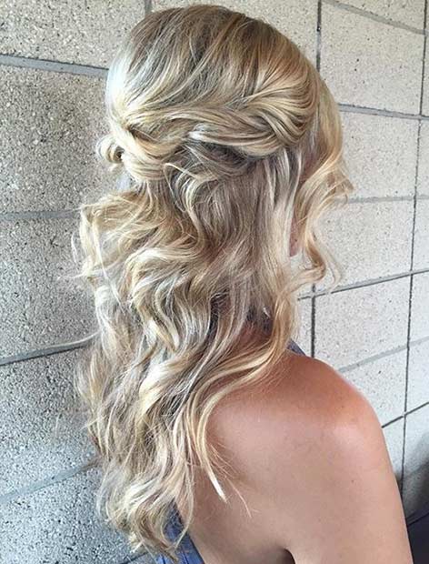 31 Half Up Half Down Prom Hairstyles Stayglam