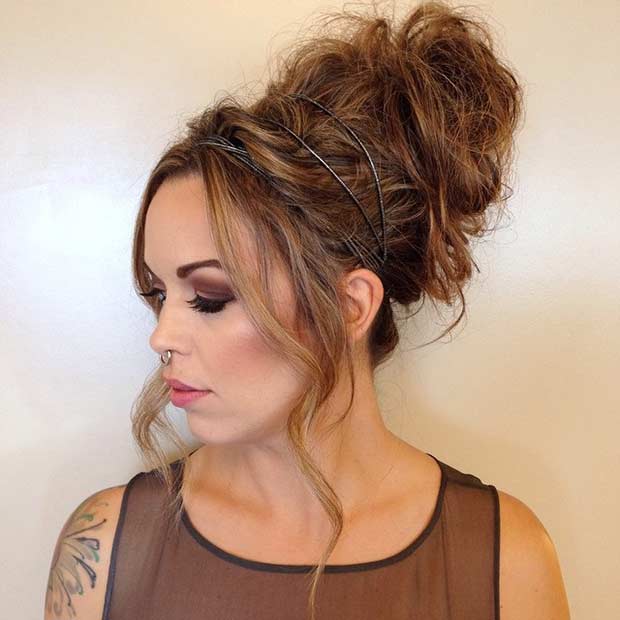 Messy Bun Updo