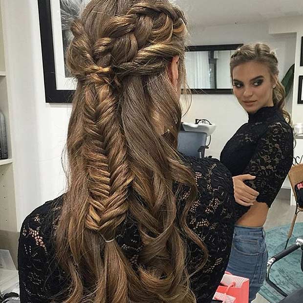 31 Half Up Half Down Prom Hairstyles Stayglam