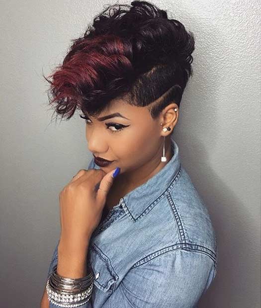 Short Sassy Hairstyles For Black Women