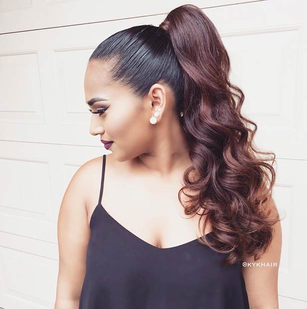 5 EASY NATURAL HAIR PONYTAIL STYLES || CURLSCURLS - YouTube