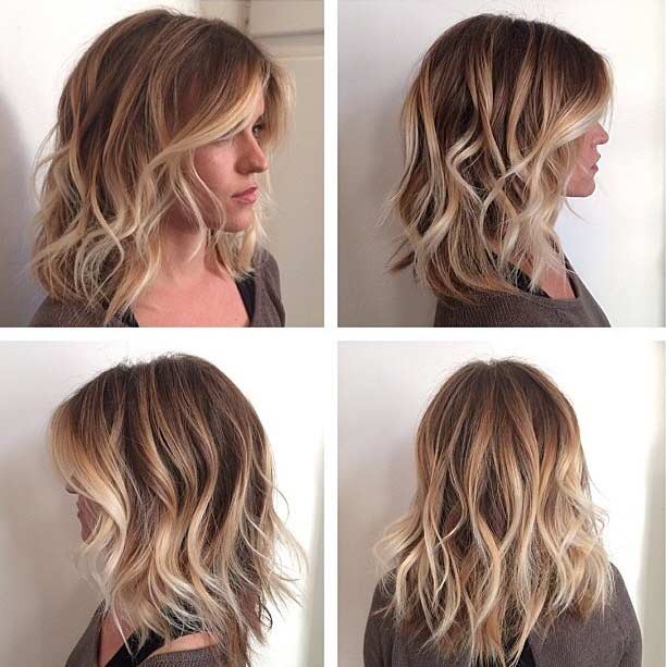 Long Messy Bob Hairstyles