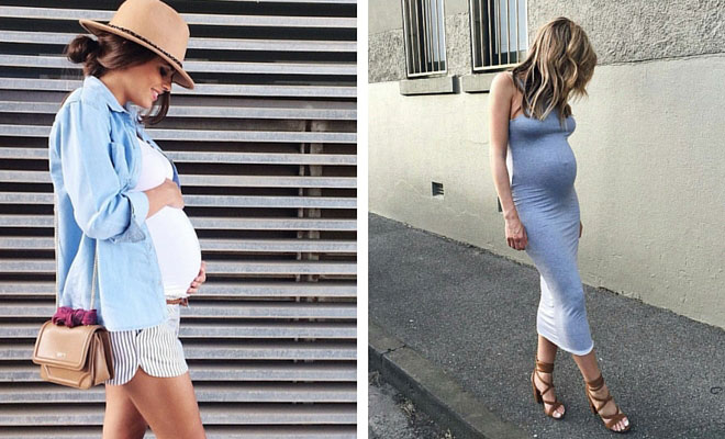 fashionable pregnancy outfits