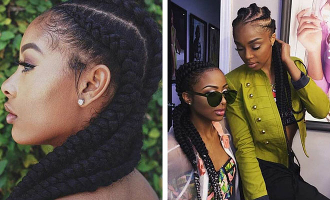 Ghana Braids Hairstyles