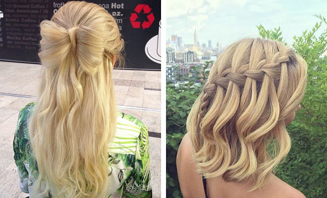 31 Half Up, Half Down Prom Hairstyles | StayGlam