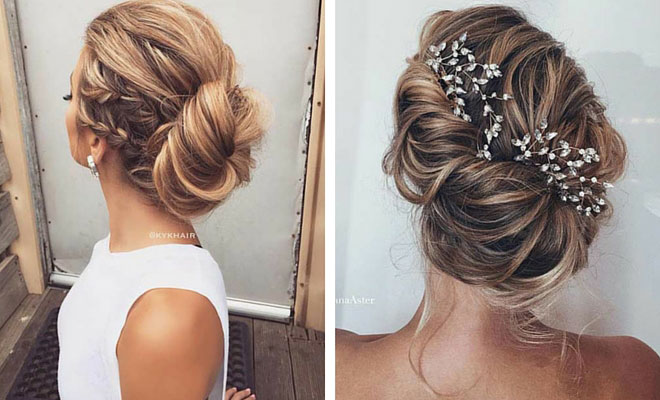 bridesmaid hairstyles bun