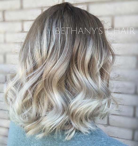 Blonde Balayage Short Hair