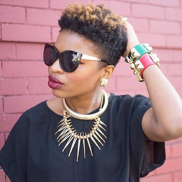 51 Best Short Natural Hairstyles for Black Women Page 3 of 5 StayGlam