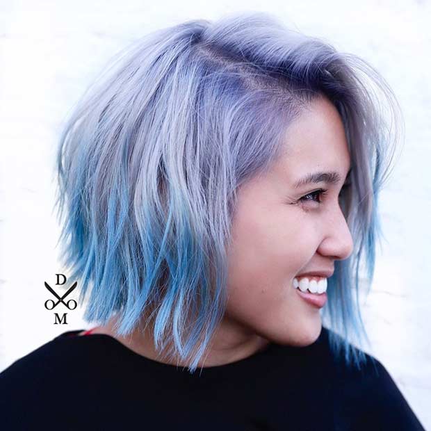 22 Blue Hair Trends  Celebrities Who Have Rocked Blue Hair