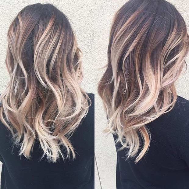 Balayage Blonde Highlights