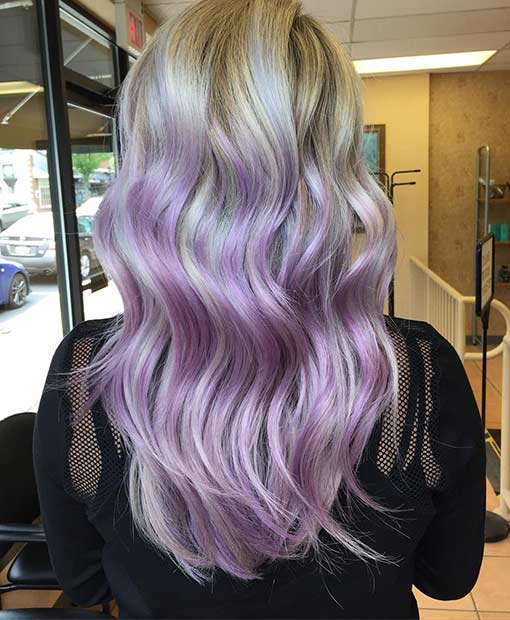 25 Beautiful Lavender Hair Color Ideas - StayGlam