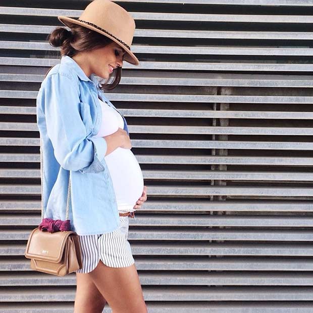 Cute Pregnancy Outfits For Summer StayGlam