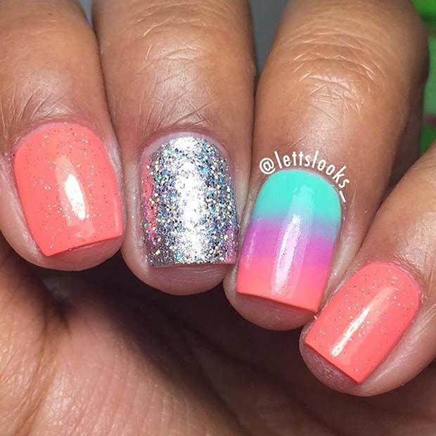 35 Bright Summer Nail Designs - Page 3 of 3 - StayGlam