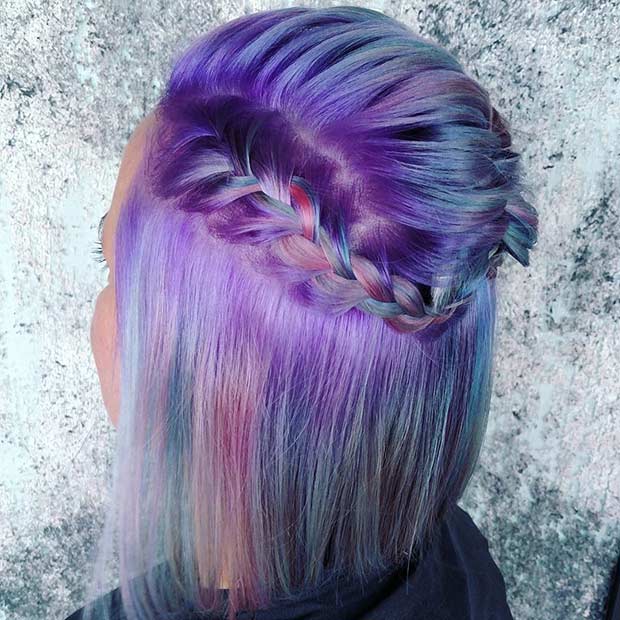 25 Amazing Blue And Purple Hair Looks Page 3 Of 3 Stayglam