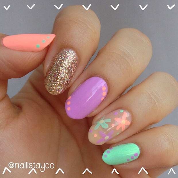 35 Bright Summer Nail Designs - Page 3 of 3 - StayGlam