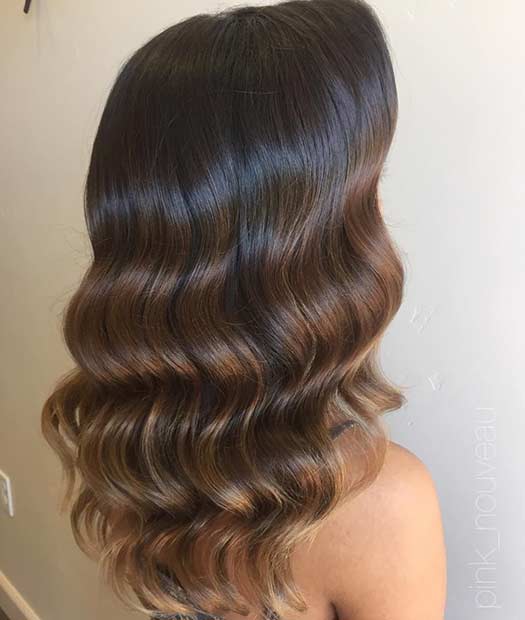 Soft Subtle Light Brown Balayage Hair