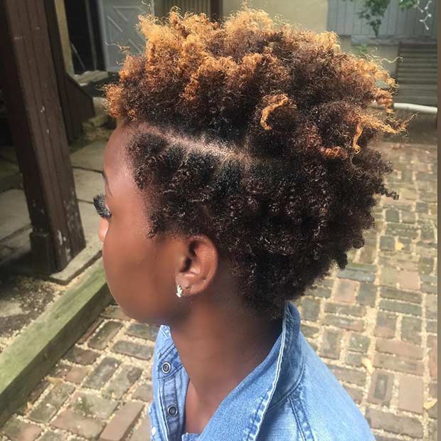 natural short haircuts black women 2022