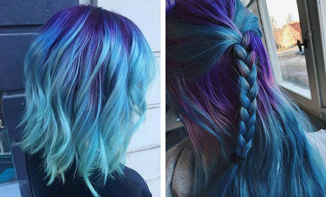 25 Amazing Blue and Purple Hair Looks | StayGlam