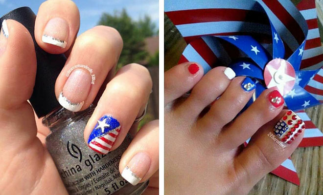 Patriotic Nails