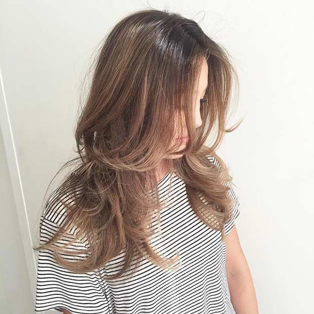 Bronde Hair with Layers