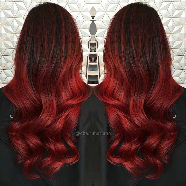 31 Best Red Ombre Hair Color Ideas Page 2 Of 3 Stayglam