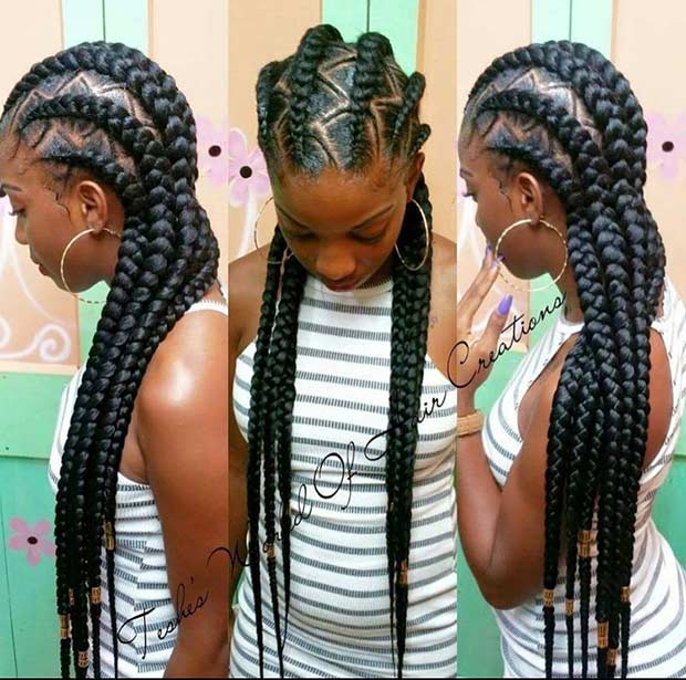 Featured image of post Big Braid Cornrow Hairstyles - How would you describe this look?