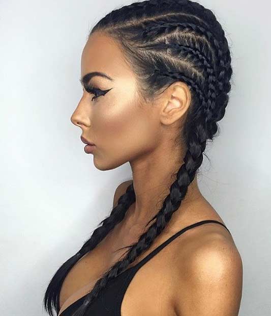 20 Hairstyle Ideas for White Girls with Box Braids