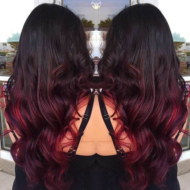 31 Best Red Ombre Hair Color Ideas | Page 2 of 3 | StayGlam