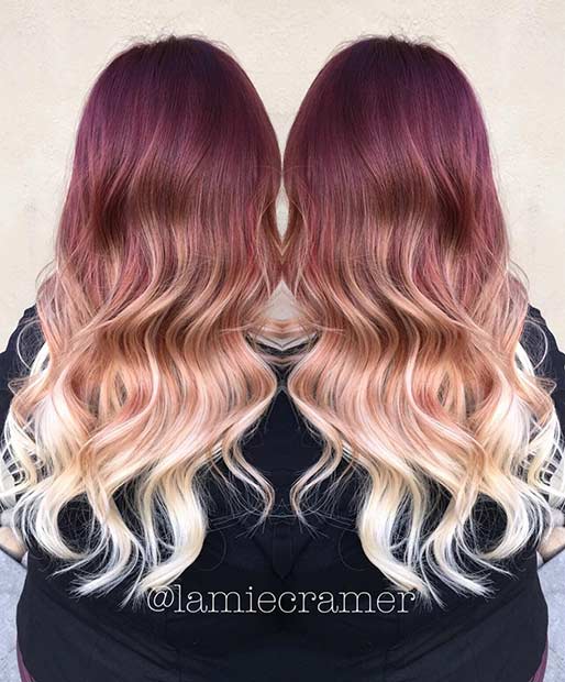 31 Best Red Ombre Hair Color Ideas Page 2 Of 3 Stayglam