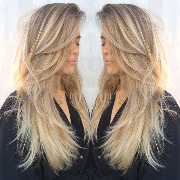 13 Gorgeous Layered Haircuts For Long Hair  The Glossychic