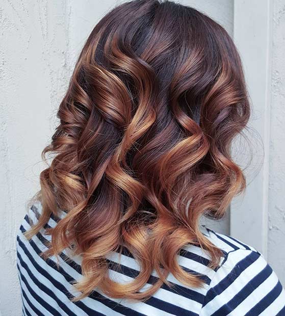 25 Copper Balayage Hair Ideas for Fall  StayGlam