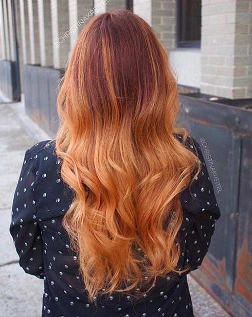 25 Copper Balayage Hair Ideas For Fall Stayglam