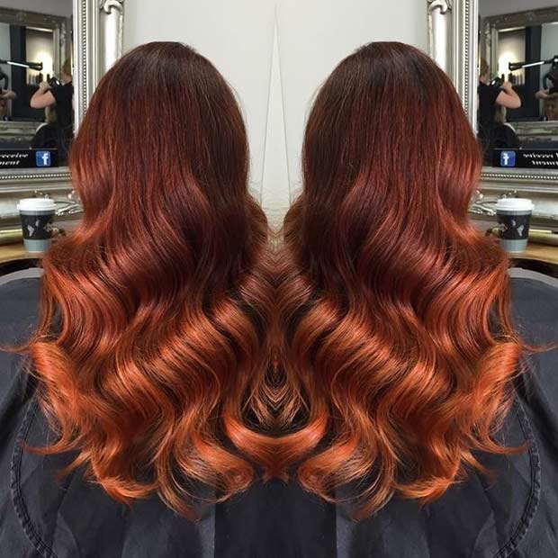 25 Copper Balayage Hair Ideas for Fall | Page 2 of 3 | StayGlam