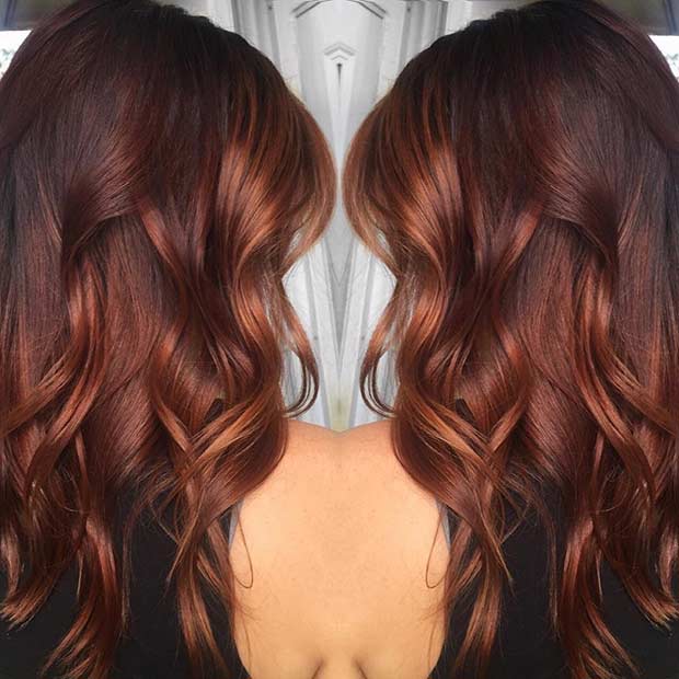 25 Copper Balayage Hair Ideas For Fall Stayglam 