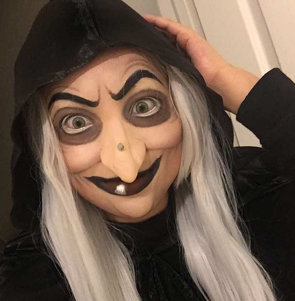 Disney Villain Witch Halloween Makeup Look