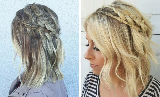 Shoulder Length Hairstyles With Braids