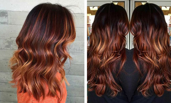 25 Copper Balayage Hair Ideas for Fall - StayGlam