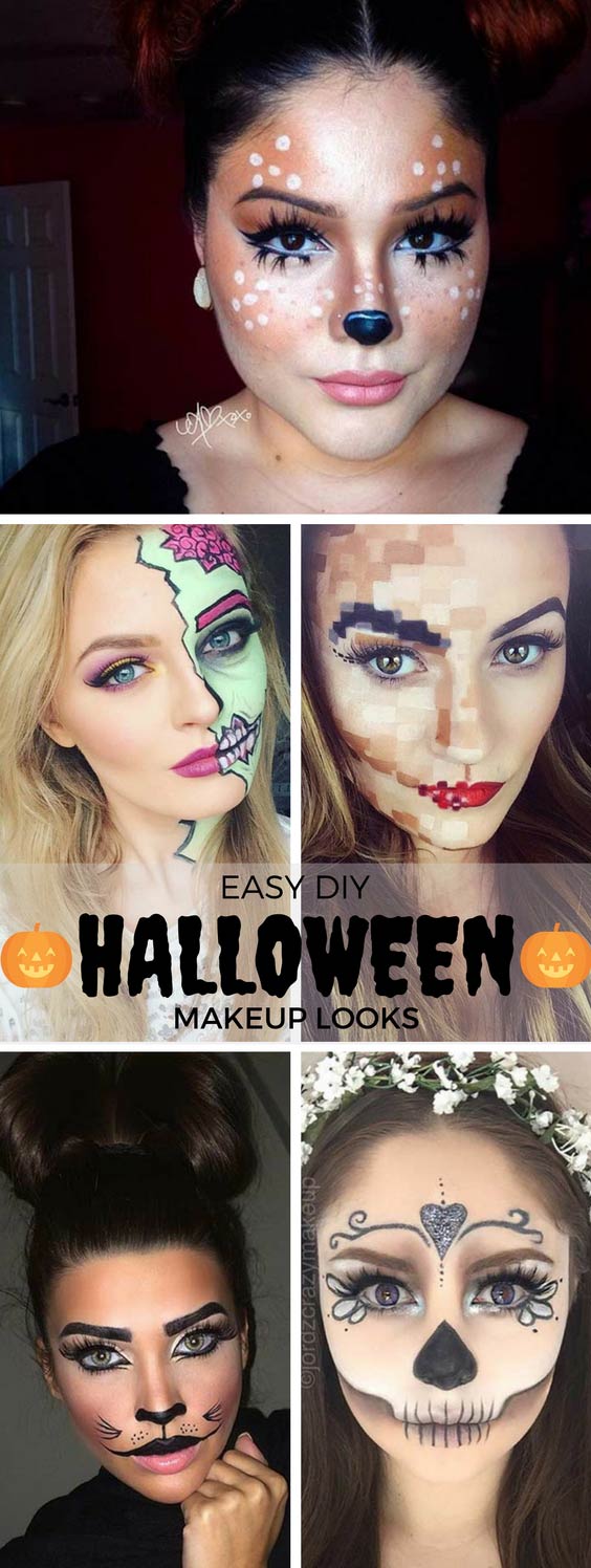 21 Easy DIY Halloween Makeup Looks StayGlam