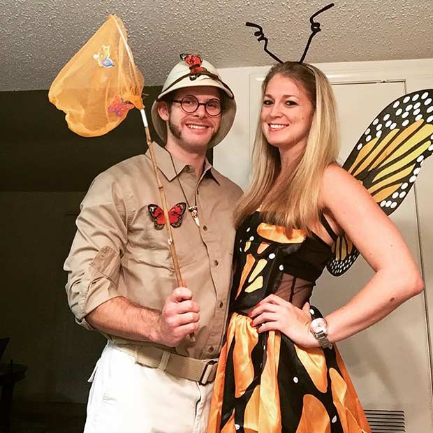 Butterfly Catcher DIY Couple Halloween Costume