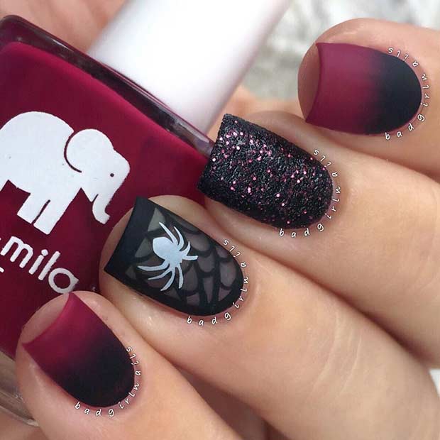 25 Creative Halloween Nail Art Ideas - StayGlam - StayGlam