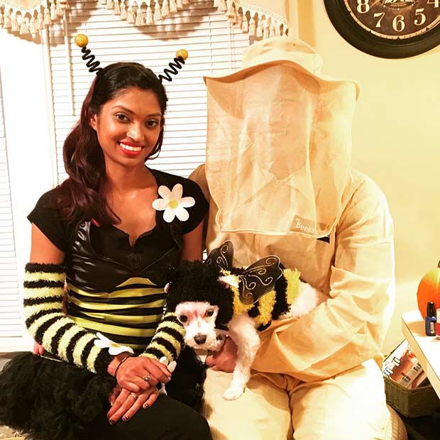 Bee and Beekeeper Couple Halloween Costume
