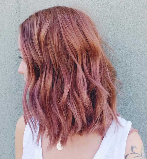 43 Trendy Rose Gold Hair Color Ideas Page 2 Of 4 Stayglam