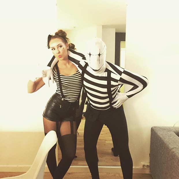 Mime Couple Halloween Costume