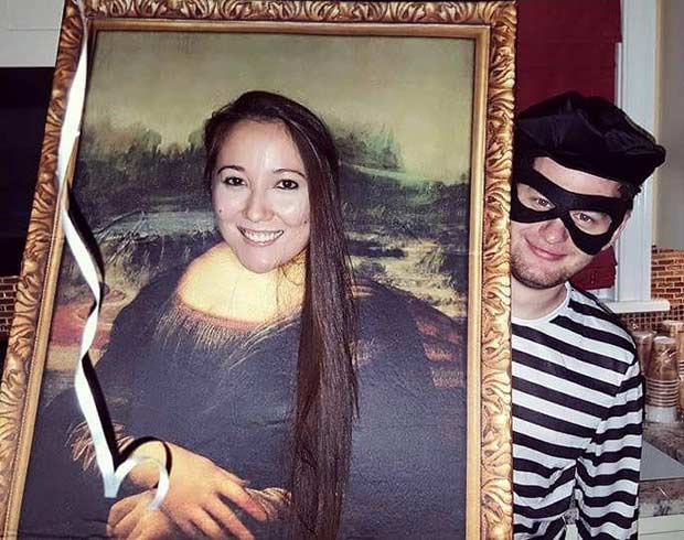 Mona Lisa Burglar Couple Halloween Costume
